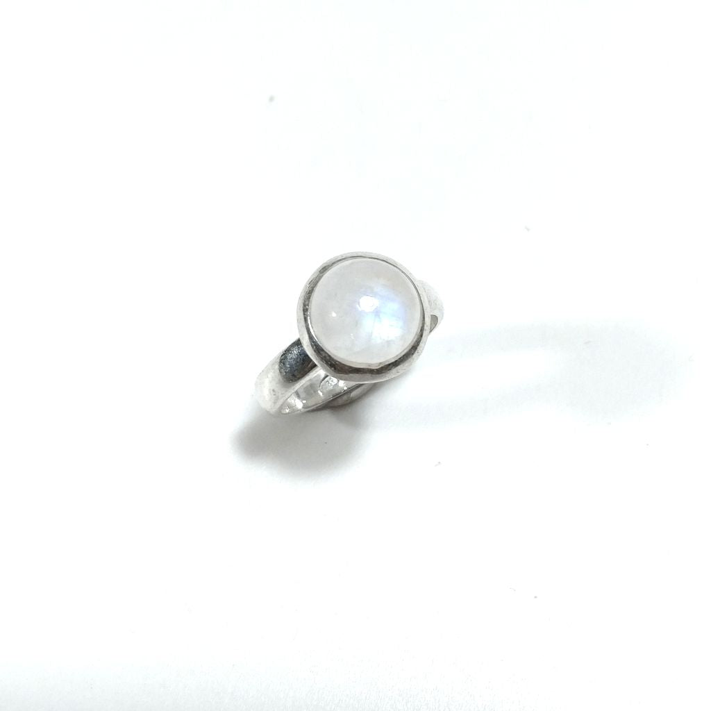 Anello fascia in argento 925 con pietra - BISLAI