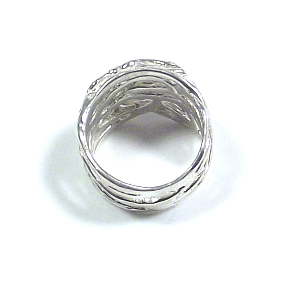 925 polished silver ring BAND | Contemporary jewel