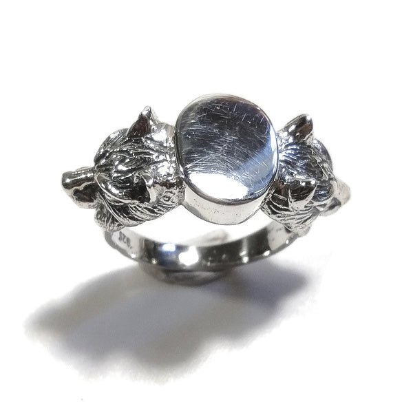 ANELLO LUPO भेड़िया (bhediya) in argento 925 - BHEDIYA