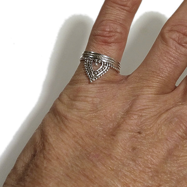 ANELLO AMATA in argento 925 anello artigianale | gioielli argento | BOHO