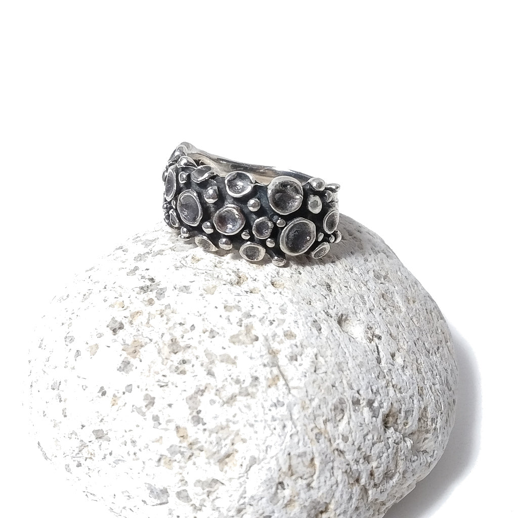 Anello POLPO | Anello in argento 925 con tentacoli | OCTOPUS | Anello fascia