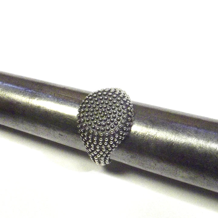 Anello mignolo argento 925 chevalier puntinato - HAVRES