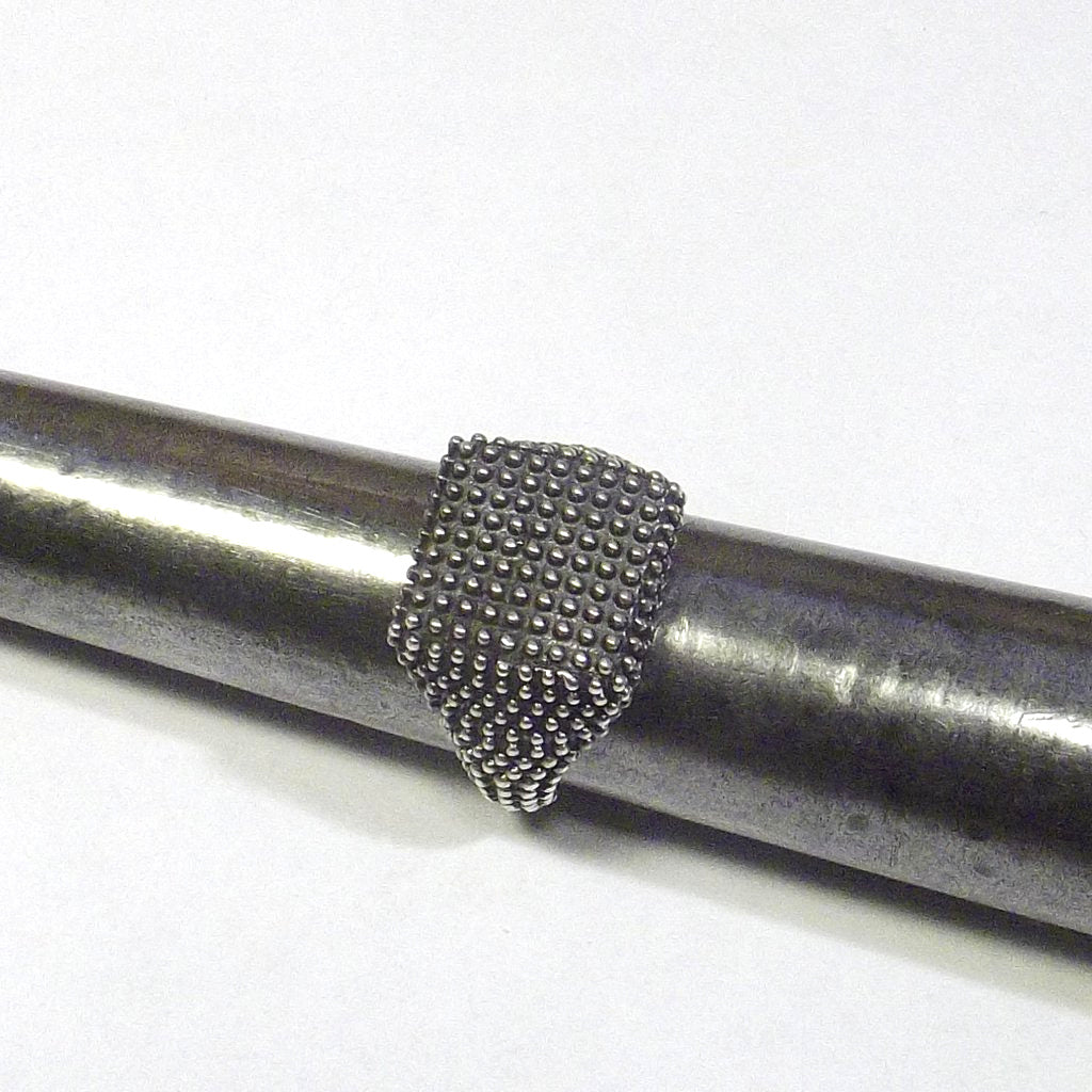 Anello da mignolo in argento 925 - chevalier puntinato