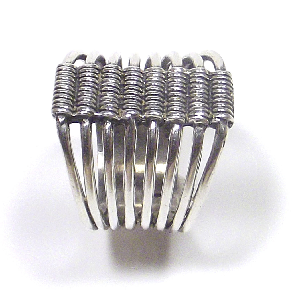 Burnished 925 silver ring - Millefedi