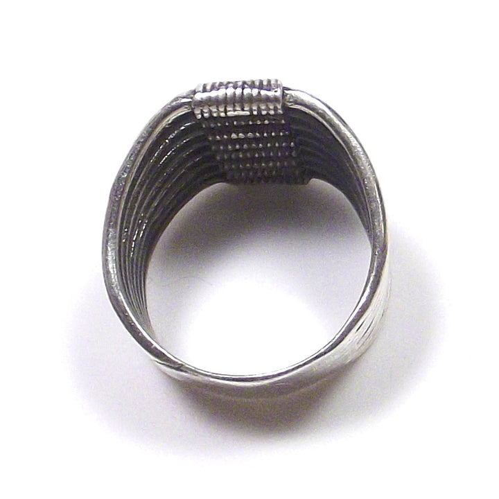 Burnished 925 silver ring - Millefedi