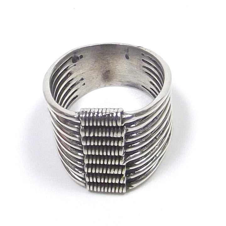 Burnished 925 silver ring - Millefedi