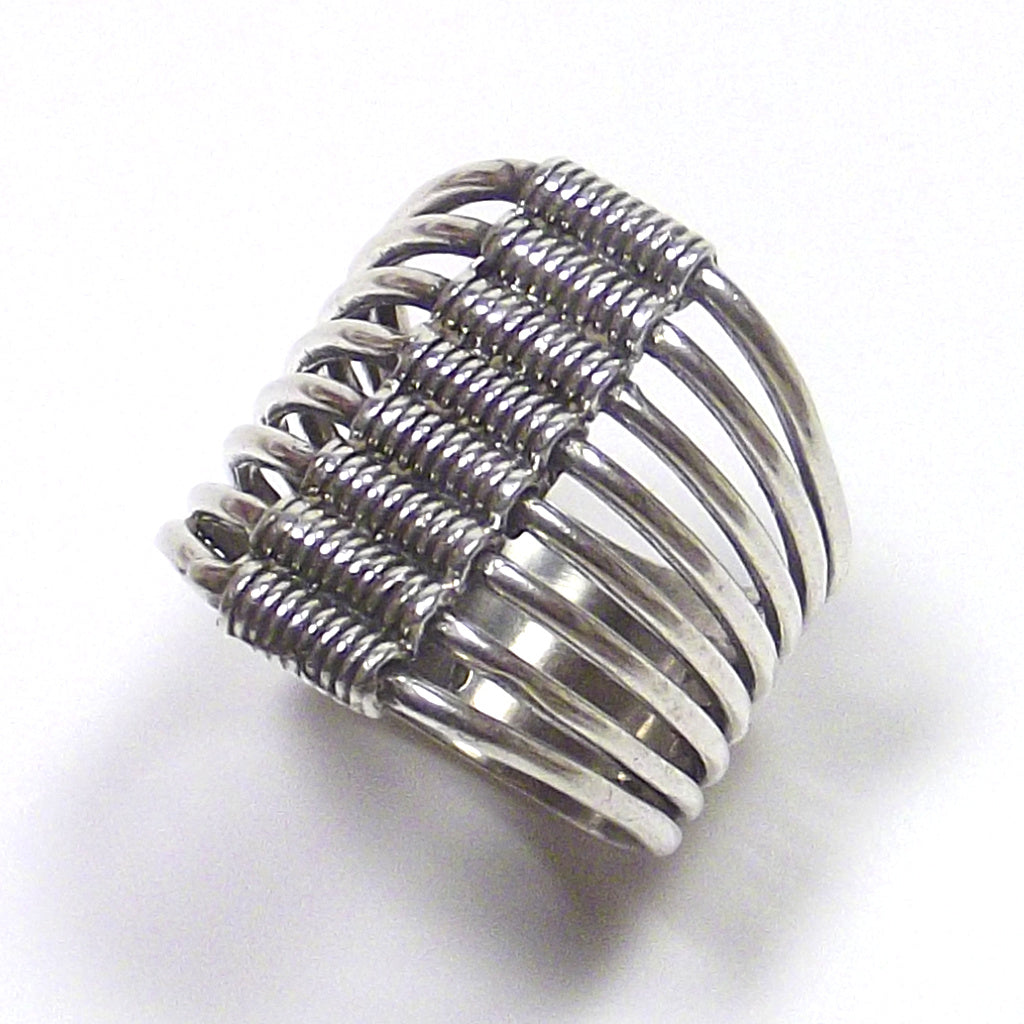 Anello in argento 925 brunito - Millefedi