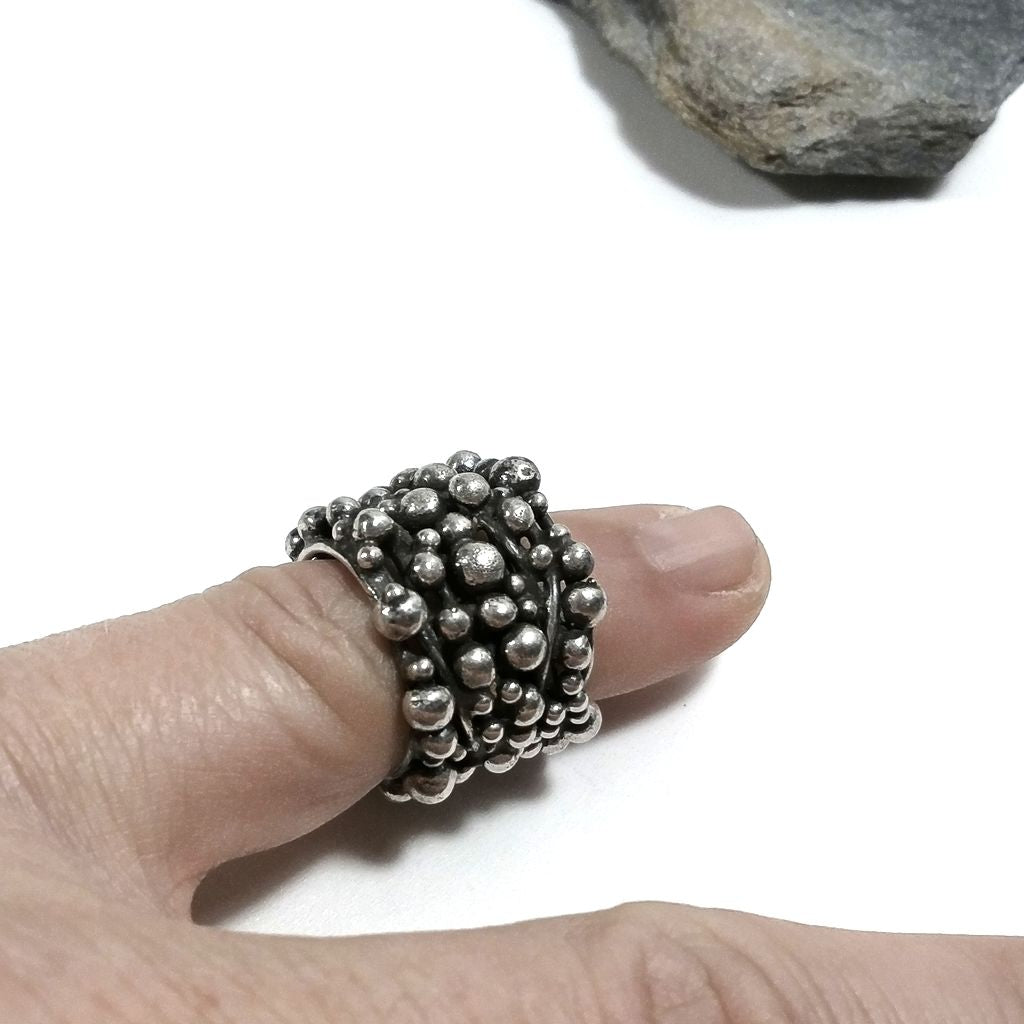Anello d'argento in argento 925 Anello fascia | GIOIELLI IN ARGENTO