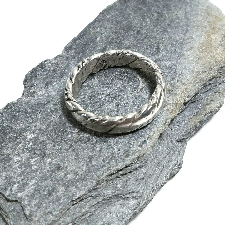 Fascia bombata uomo o donna artigianale | ANELLO FASCIA d'argento 925