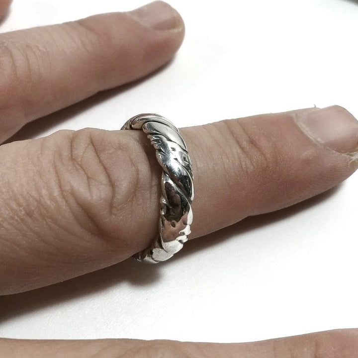 Fascia bombata uomo o donna artigianale | ANELLO FASCIA d'argento 925