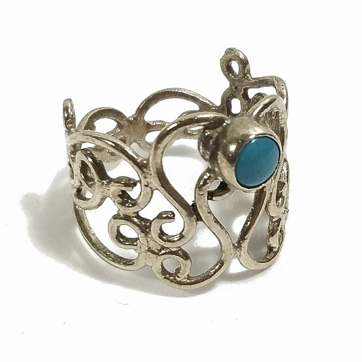 ANELLO Barocco in ottone con pietra | Anelli con pietra