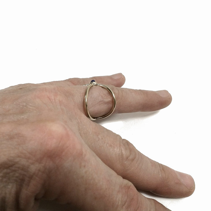 ANELLO Contemporaneo artigianale in ottone | Design | Gioielli in ottone