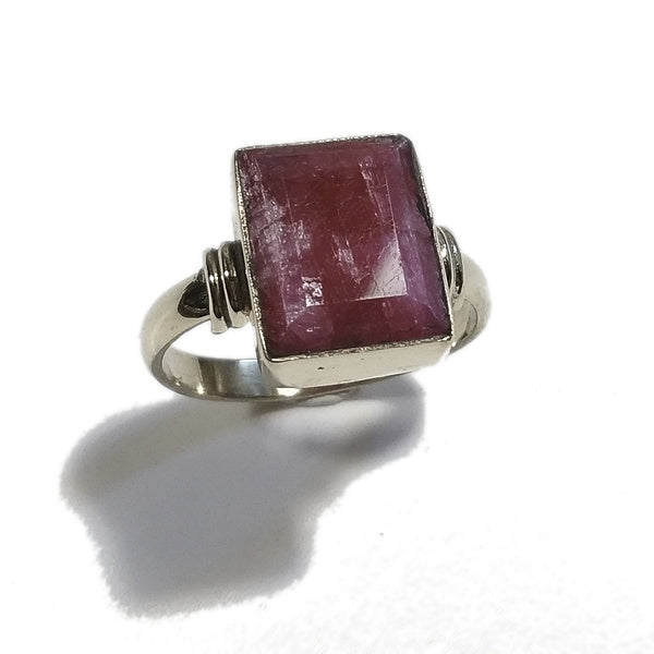 ANELLO etnico KUNDLI in ottone con pietra - Gioielli indiani originali