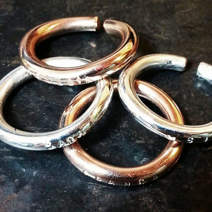 Anello personalizzato con nome in bronzo - SOLOTE