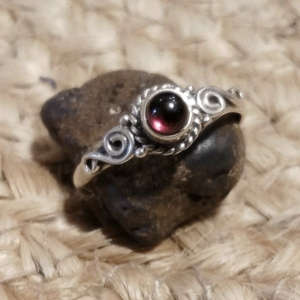 Anello ETNICO FALGUNI con pietra in argento 925 con Pietra | GIOIELLI ETNICI