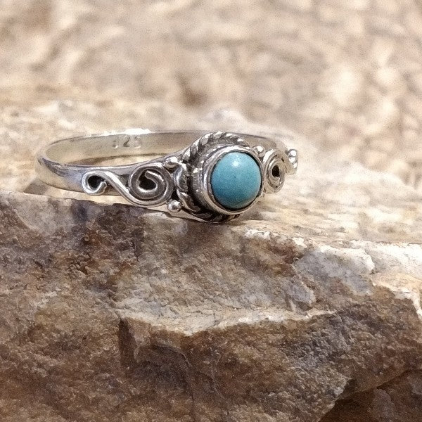 Anello ETNICO FALGUNI con pietra in argento 925 con Pietra | GIOIELLI ETNICI