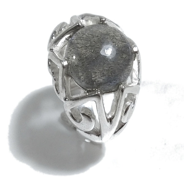 Anello ANUSHA in argento 925 ANELLO CUORE con pietra | Cuori