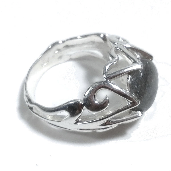 Anello ANUSHA in argento 925 ANELLO CUORE con pietra | Cuori