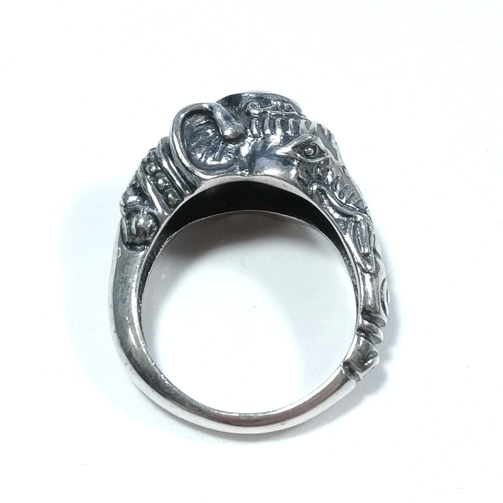ANELLO ELEFANTE in argento 925 ANELLO ETNICO Citrino | GIOIELLI IN ARGENTO
