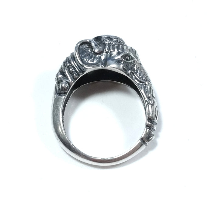 ANELLO ELEFANTE in argento 925 ANELLO ETNICO Citrino | GIOIELLI IN ARGENTO