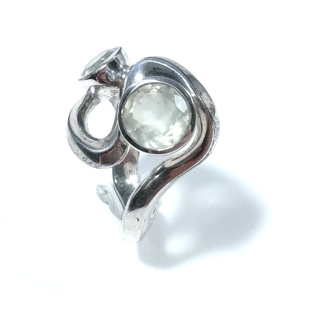 Anello con pietra in argento 925 artigianale - RASJ