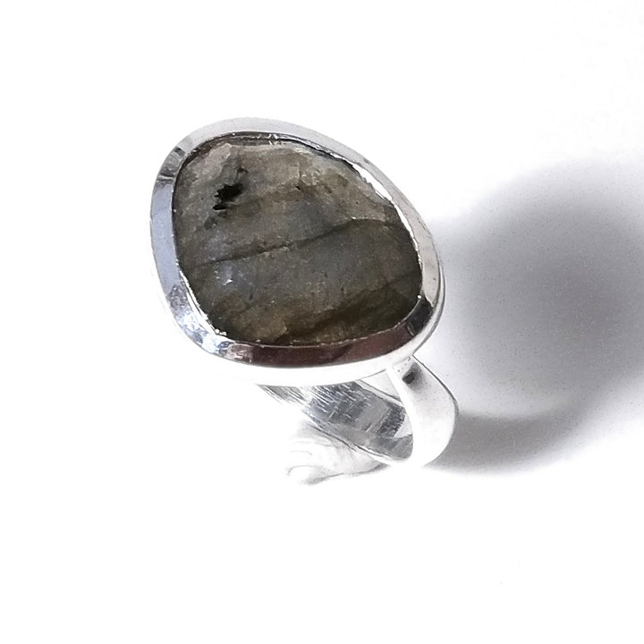 Anello TRIANGOLO in argento 925 con pietra - AMANDA