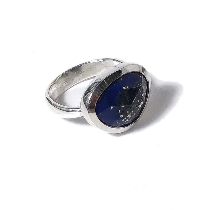 Anello TRIANGOLO in argento 925 con pietra - AMANDA