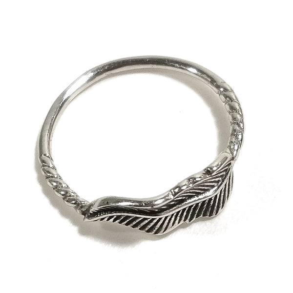 Anello PIUMA MALU in argento 925 artigianale | Anelli argento | BOHO