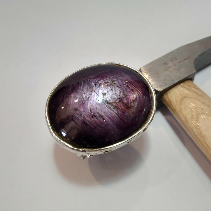 Anello rubino stellato - bronzeage1968 - GARWHA