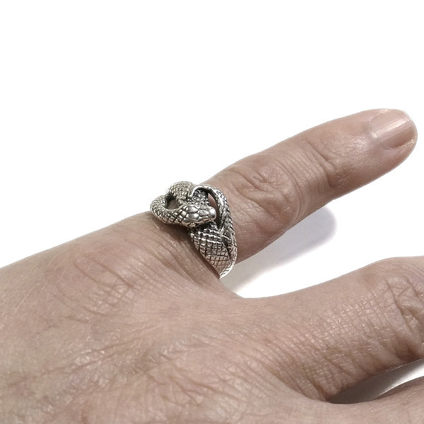 ANELLO SERPENTE NAB in argento 925 artigianale