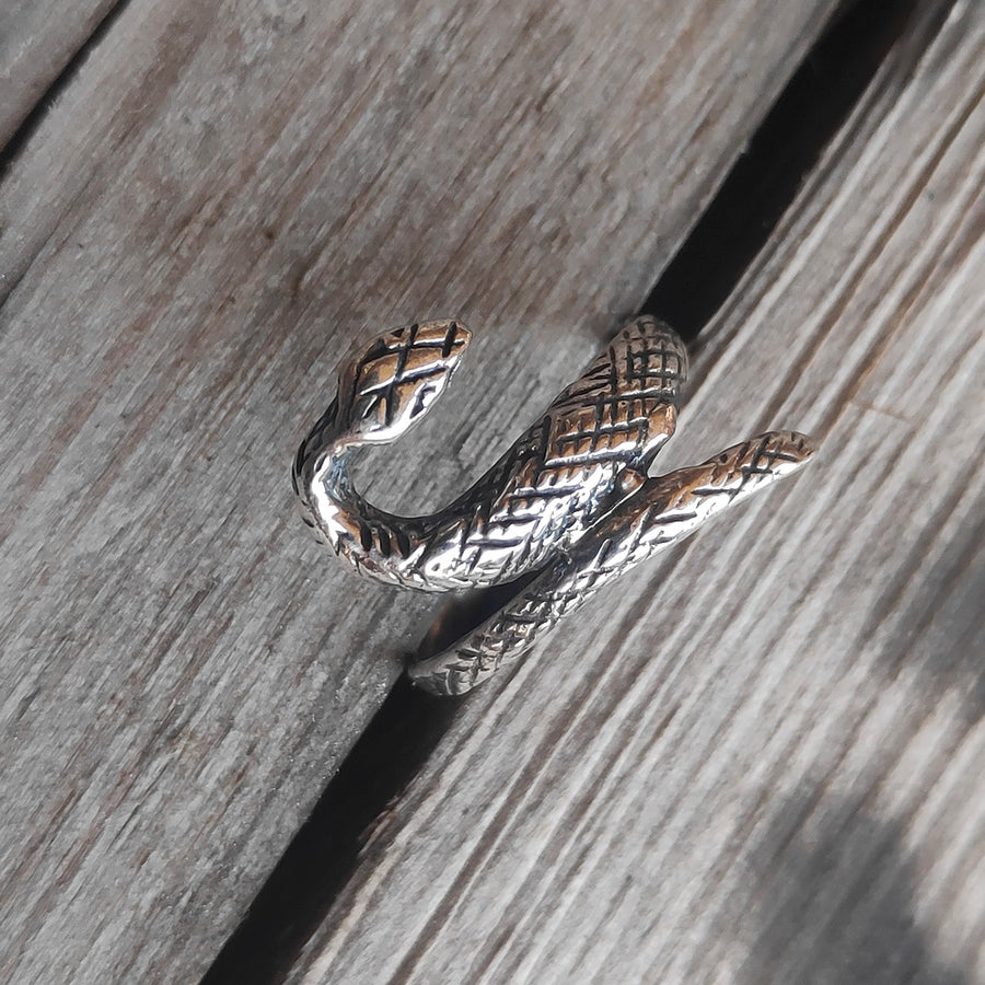 Anello in argento 925 a forma di SERPENTE