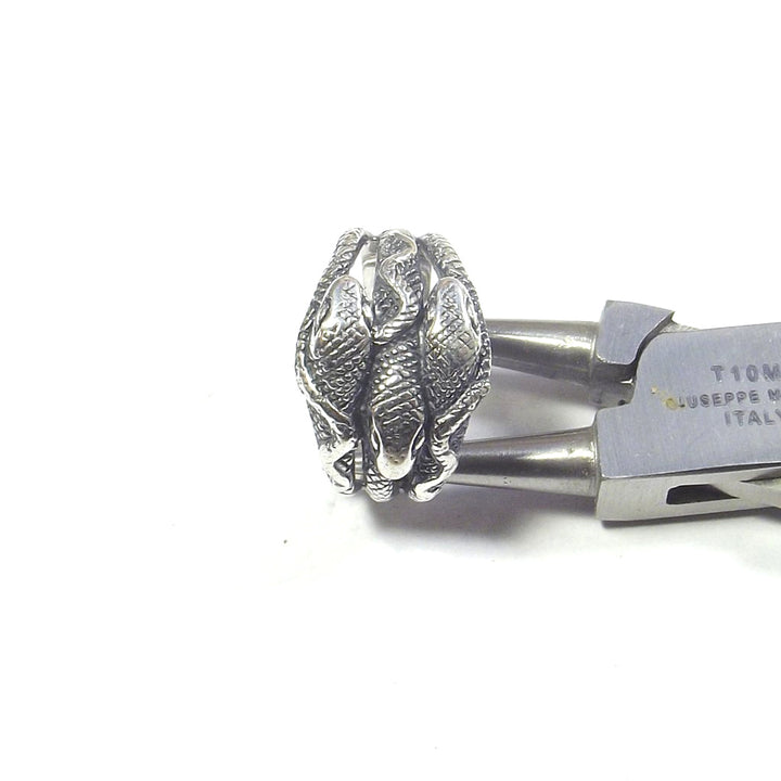 Anello Serpente in argento 925 da uomo e donna - NAGA