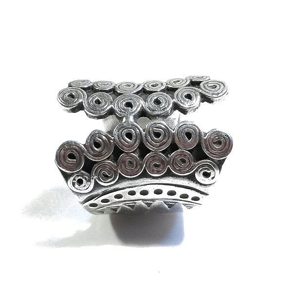 ANELLO fascia MARIN in argento 925 ANELLO artigianale | GIOIELLI ETNICI