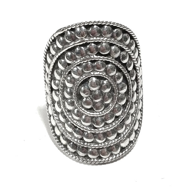 ALISHA ETHNIC RING in 925 silver handcrafted RING | SILVER RING