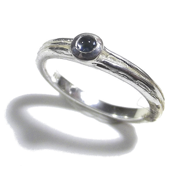 Anello artigianale NAOMIKA in argento 925 con pietra | Artigianato artistico in argento 925