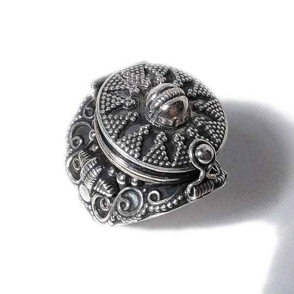 Anello argento 925 veleno puntinato tondo - CHANDPUR