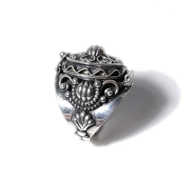 ANELLO BALA argento 925 veleno puntinato tondo | Gioielli etnici