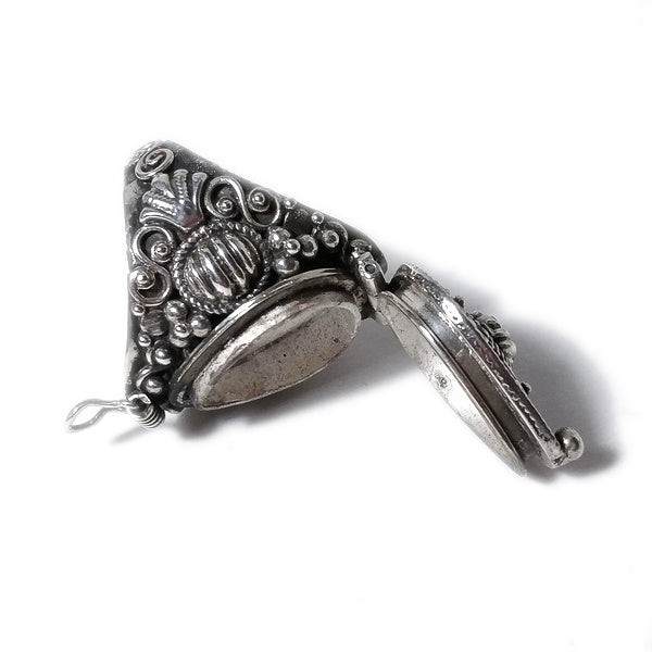 ANELLO AMLA argento 925 veleno puntinato goccia | Gioielli etnici