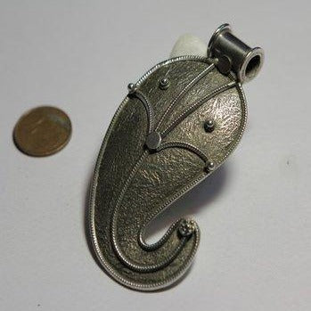 Silver ETHNIC pendant - YANISHA