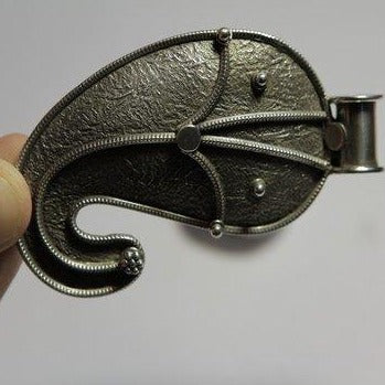 Silver ETHNIC pendant - YANISHA