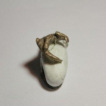 Ciondolo forma astratta con catenina in argento