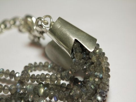 freeitalianjewels - Collana donna argento e Labradorite - ilmondodiwit - Collana