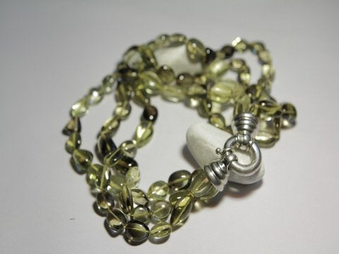 freeitalianjewels - Collana Topazio limone con chiusura in argento - donna - ilmondodiwit - Collana