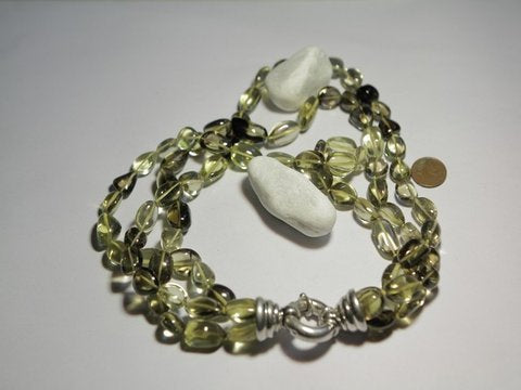 freeitalianjewels - Collana Topazio limone con chiusura in argento - donna - ilmondodiwit - Collana