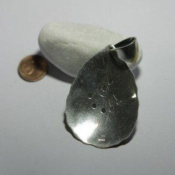 Decorated silver ETHNIC pendant