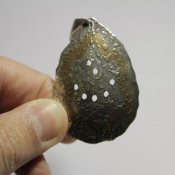 Decorated silver ETHNIC pendant