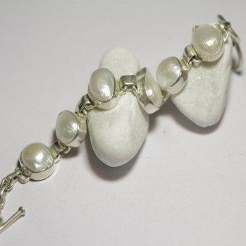 Bracciale donna argento e Perle Scaramazze