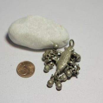 RABARI ETHNIC PENDANT Auspicious fish