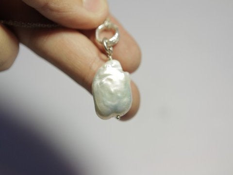 freeitalianjewels - Ciondolo perla scaramazza con collana argento - ilmondodiwit - Collana