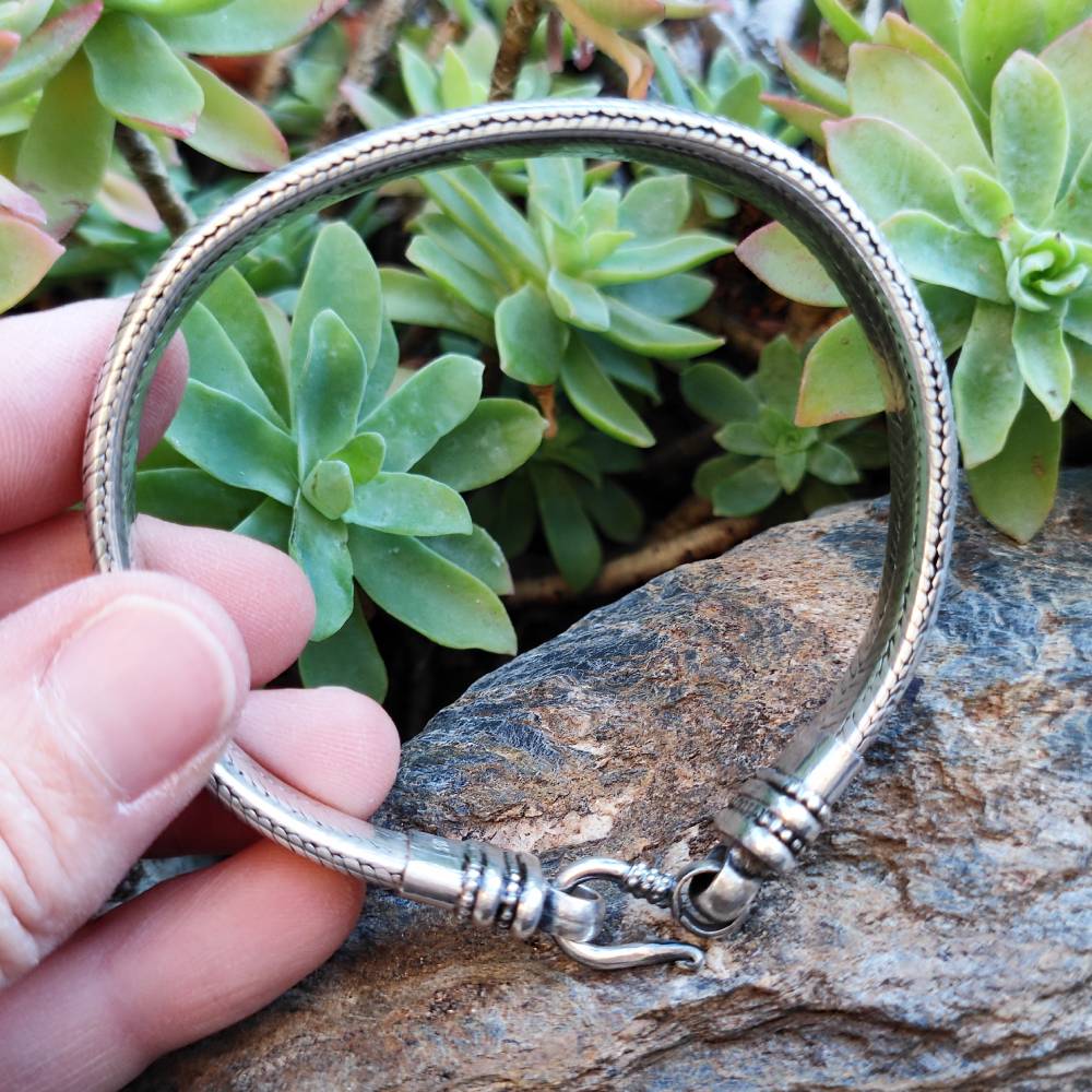Bracciale Snake argento 925 piatto - DHOAR